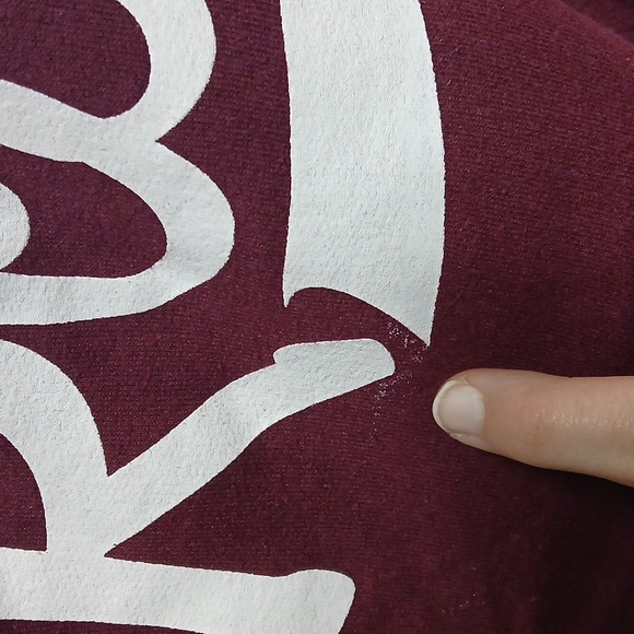 Gildan Fresh Generation Maroon Sweater, Size M - Picture 5 of 9